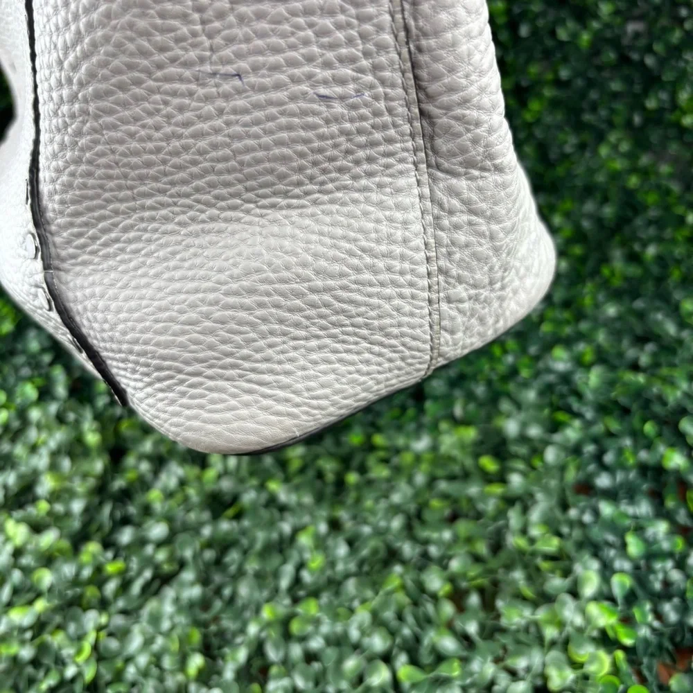 REBECCA MINKOFF Pebbled Gray Tote Bag